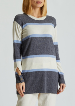 Смугастий светр Penny Black із змішаної вовни, фото
